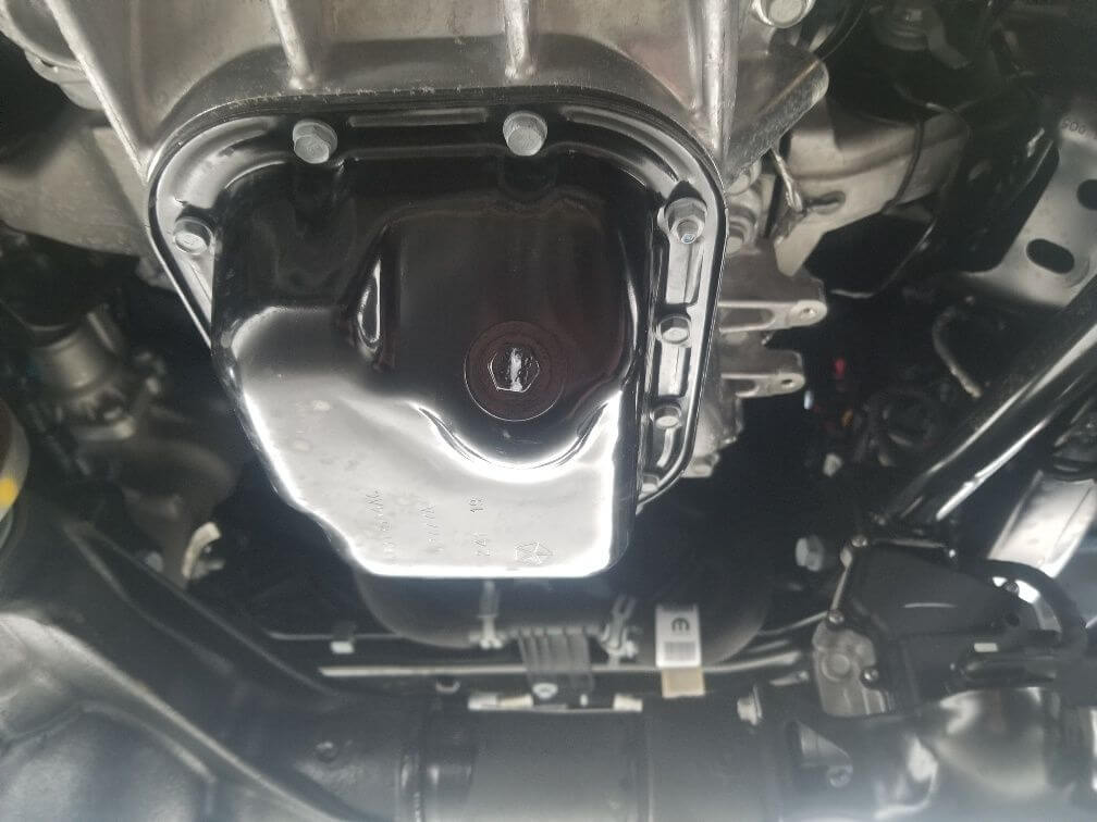 This Drain plug needs to be removed for the JL 3.6L Jeep Wrangler oil change