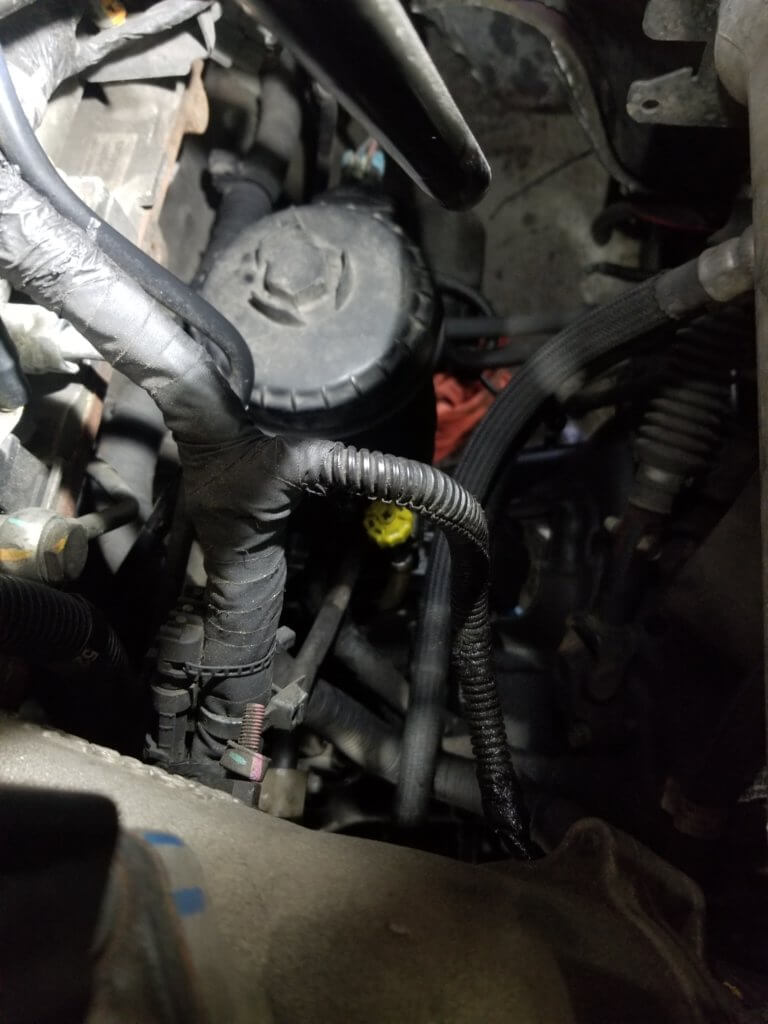6.7L Cummins under hood fuel filter and drain